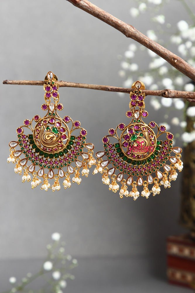 Statement Temple Earring - E391