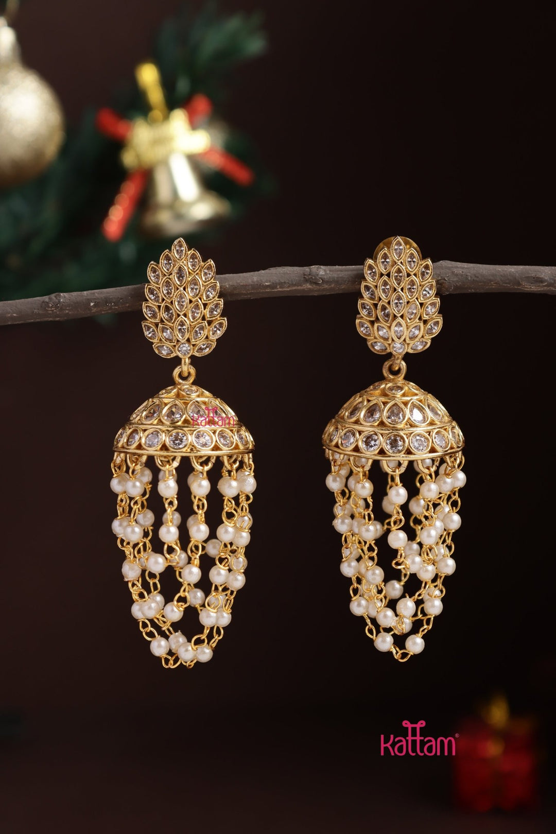 Stone Drops JHumka - E1306