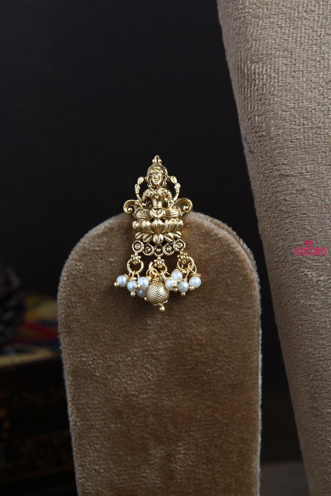 String Gold Lakshmi Choker - N1584