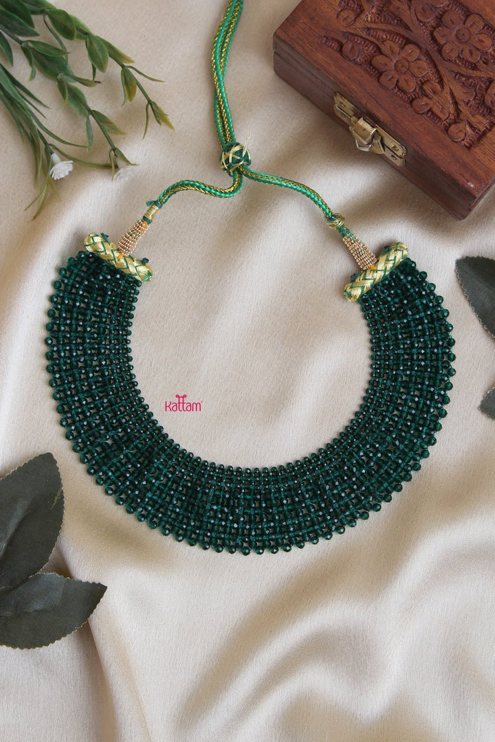 Stylish Handmade Hydrobeads Choker Necklace (No Earrings) - N1027