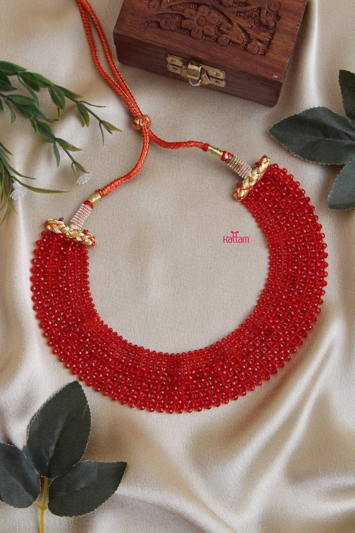 Stylish Handmade Hydrobeads Choker Necklace (No Earrings) - N1027