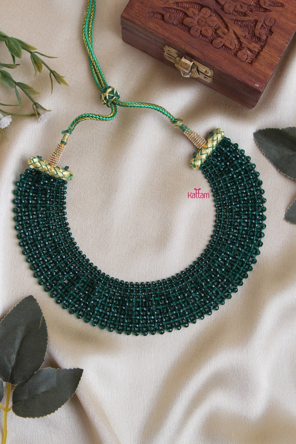 Stylish Handmade Hydrobeads Choker Necklace (No Earrings) - N1027