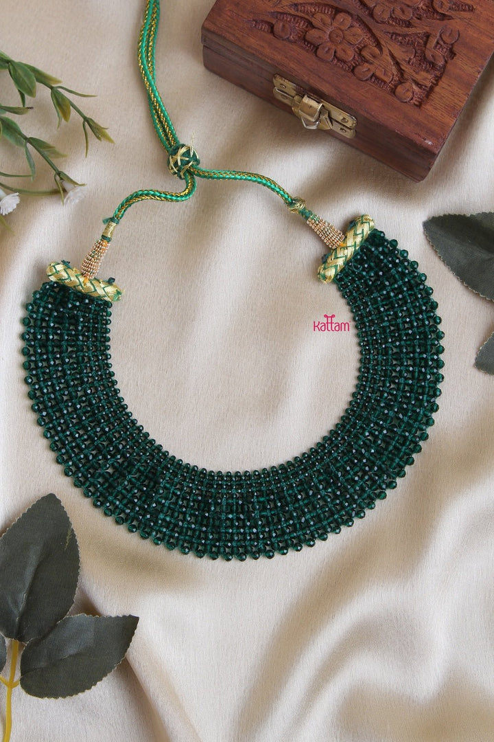 Stylish Handmade Hydrobeads Choker Necklace (No Earrings) - N1027
