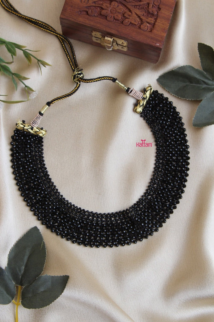 Stylish Handmade Hydrobeads Choker Necklace (No Earrings) - N1027