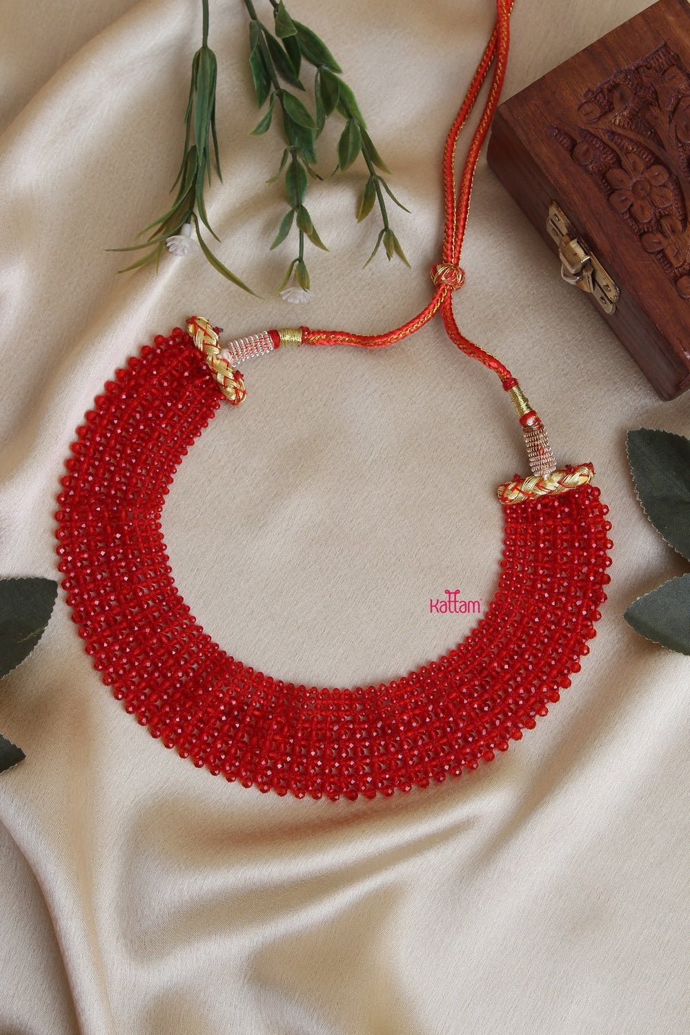 Stylish Handmade Hydrobeads Choker Necklace (No Earrings) - N1027
