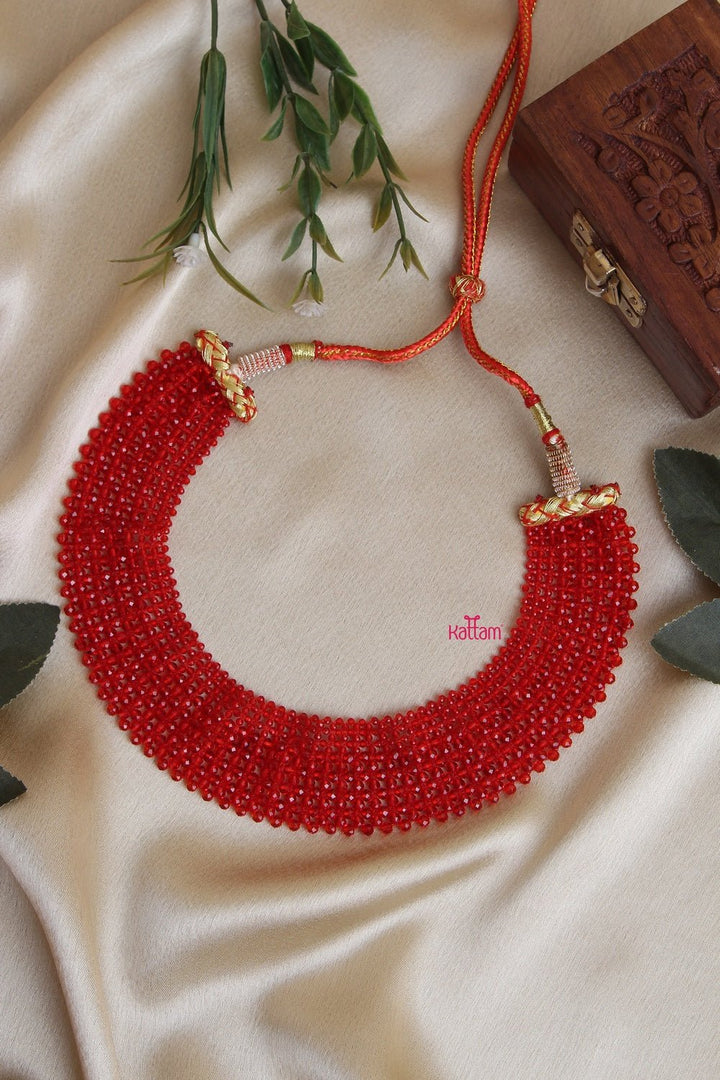 Stylish Handmade Hydrobeads Choker Necklace (No Earrings) - N1027