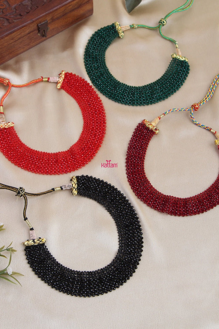 Stylish Handmade Hydrobeads Choker Necklace (No Earrings) - N1027