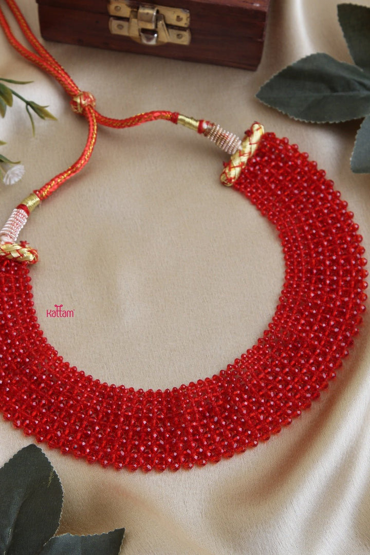 Stylish Handmade Hydrobeads Choker Necklace (No Earrings) - N1027