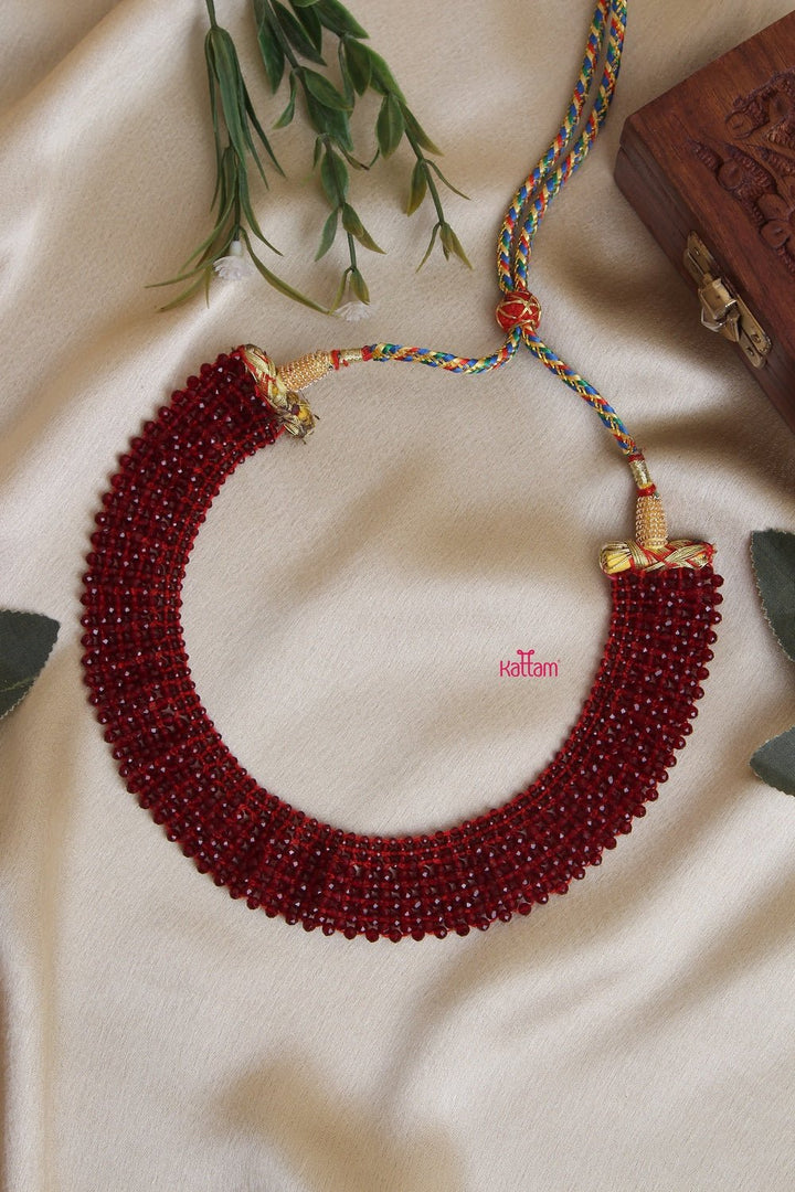 Stylish Handmade Hydrobeads Choker Necklace (No Earrings) - N1027
