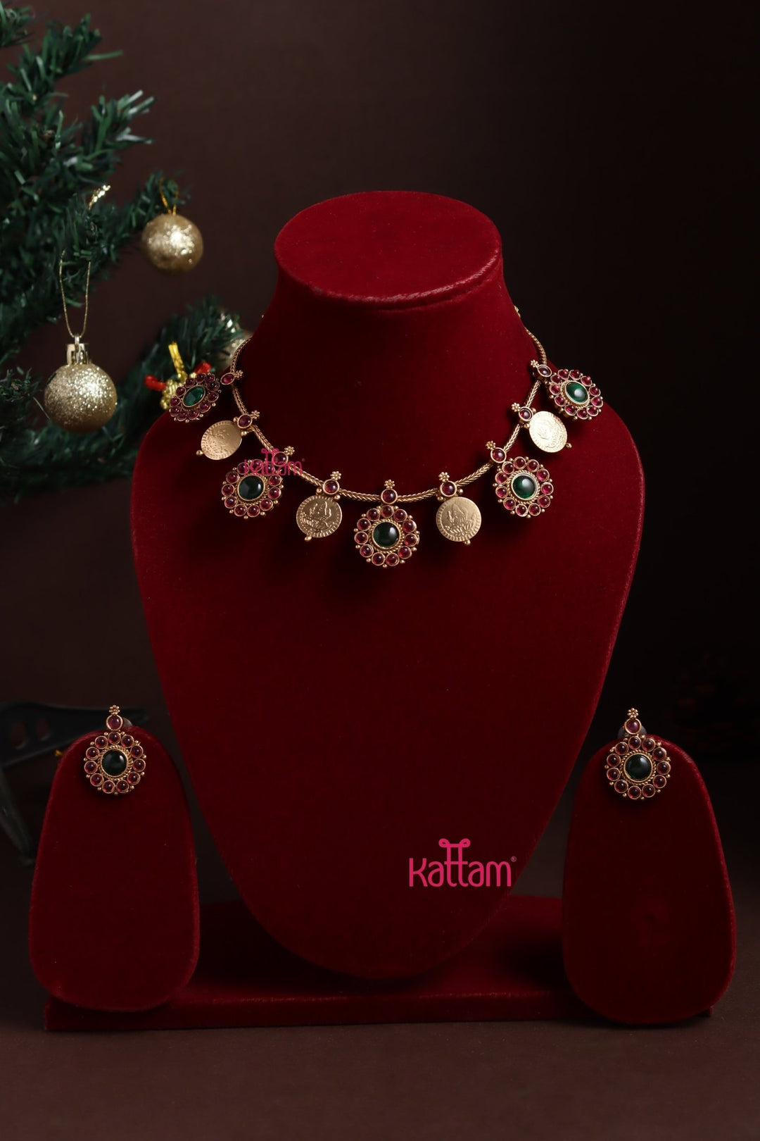 Sushma - Lakshmi Coin Choker - N3868