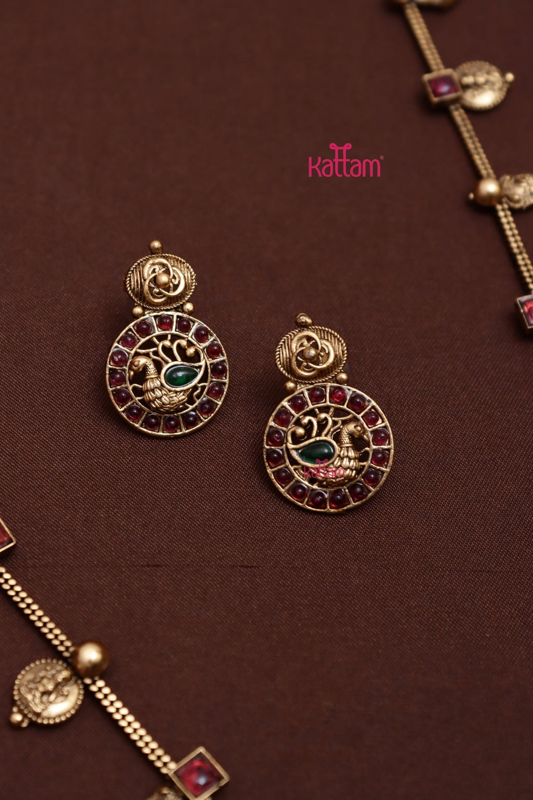 Swarnika - Coin Peacock Haram - N3996