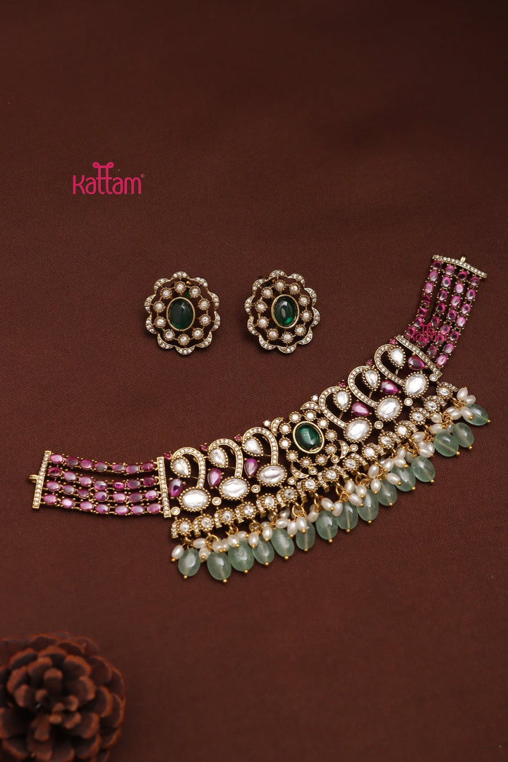 Tamannah - Victorian Diamond Choker - N6168