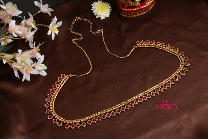 Tear Drop Ruby Hip Chain - HB150