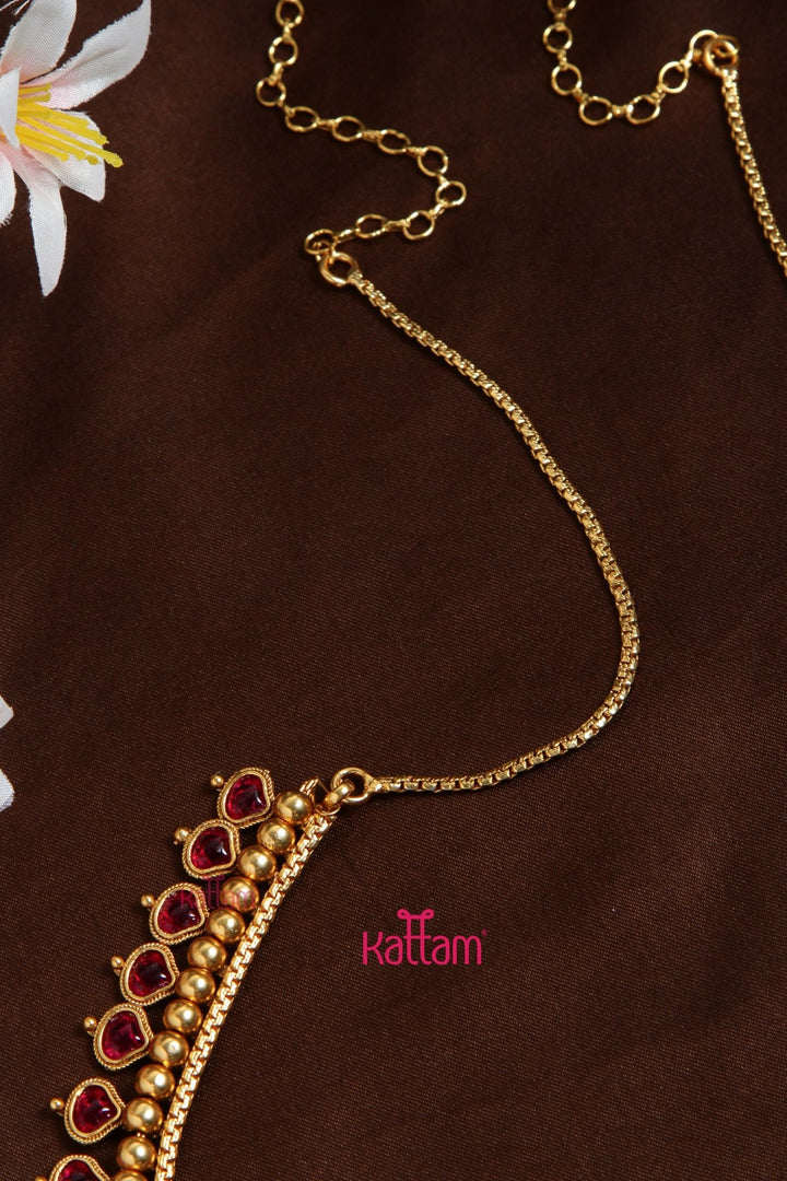 Tear Drop Ruby Hip Chain - HB150