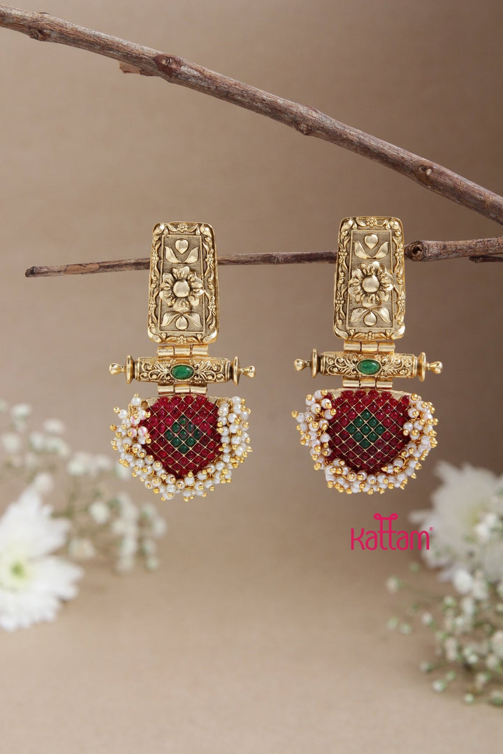 Temple Statement Earring - E871