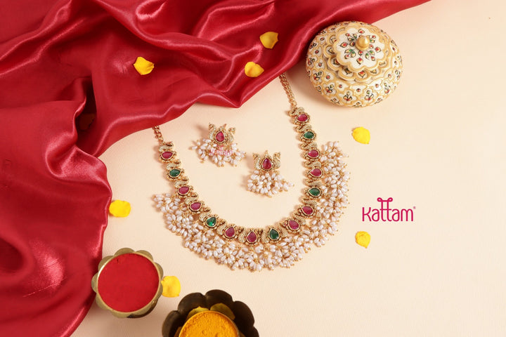 Thilagam Guttapusalu Choker Set - N3435