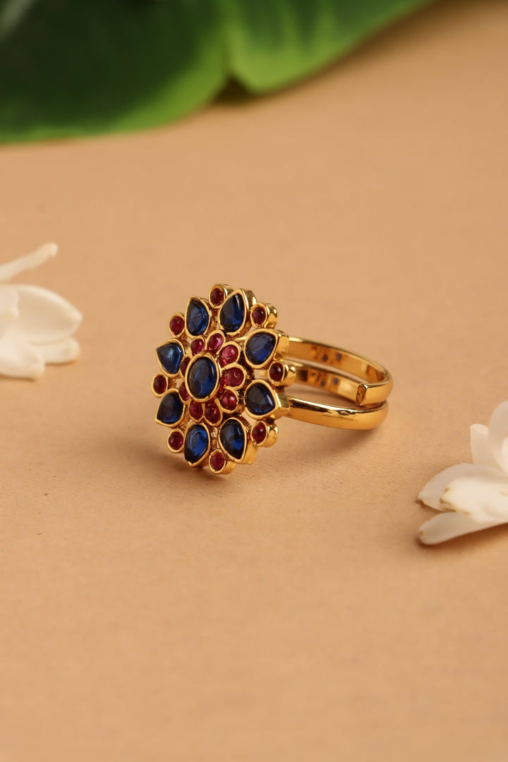 Thilak Blue Stone Ring - R79