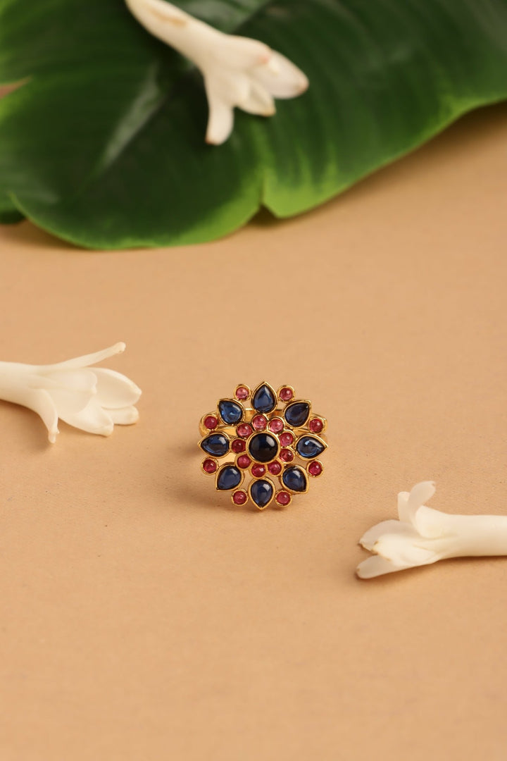 Thilak Blue Stone Ring - R79
