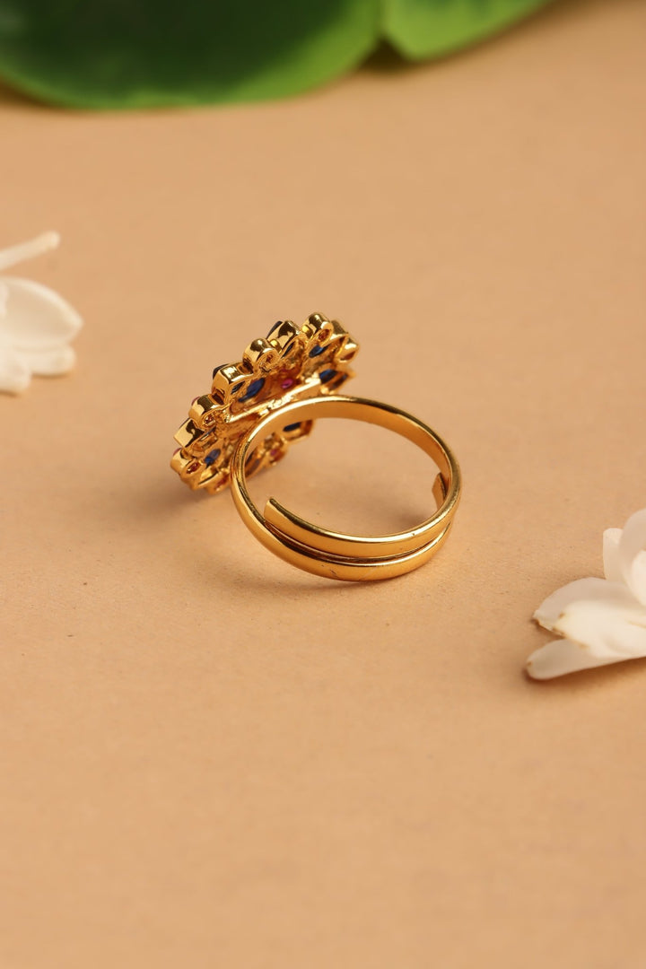 Thilak Blue Stone Ring - R79