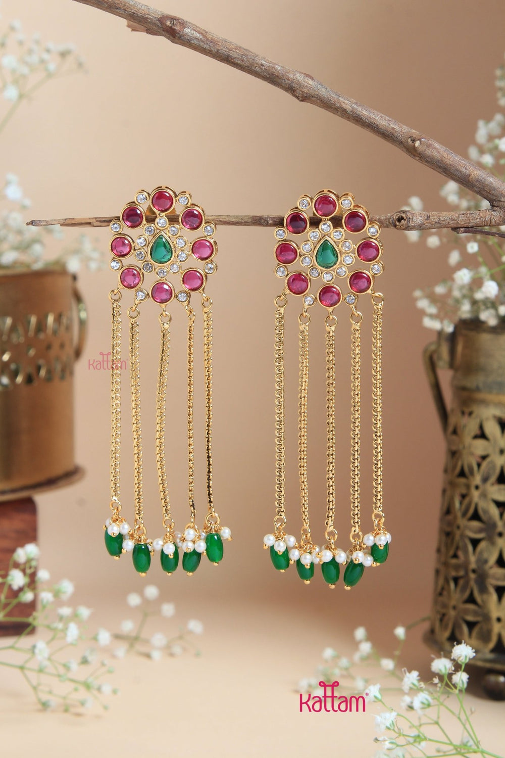 Thilak Dangler Earrings - E901