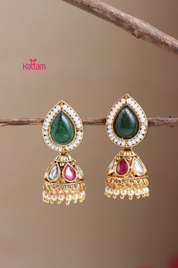 Thilak Pearl Jhumka - E1014