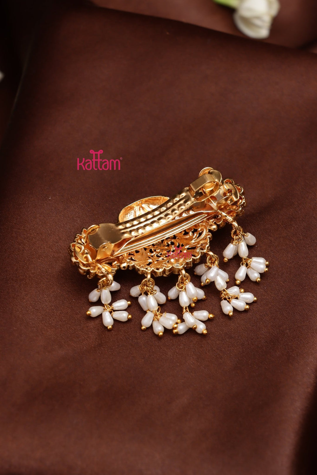 Thilak Rice Pearl Hair Clip - HC139