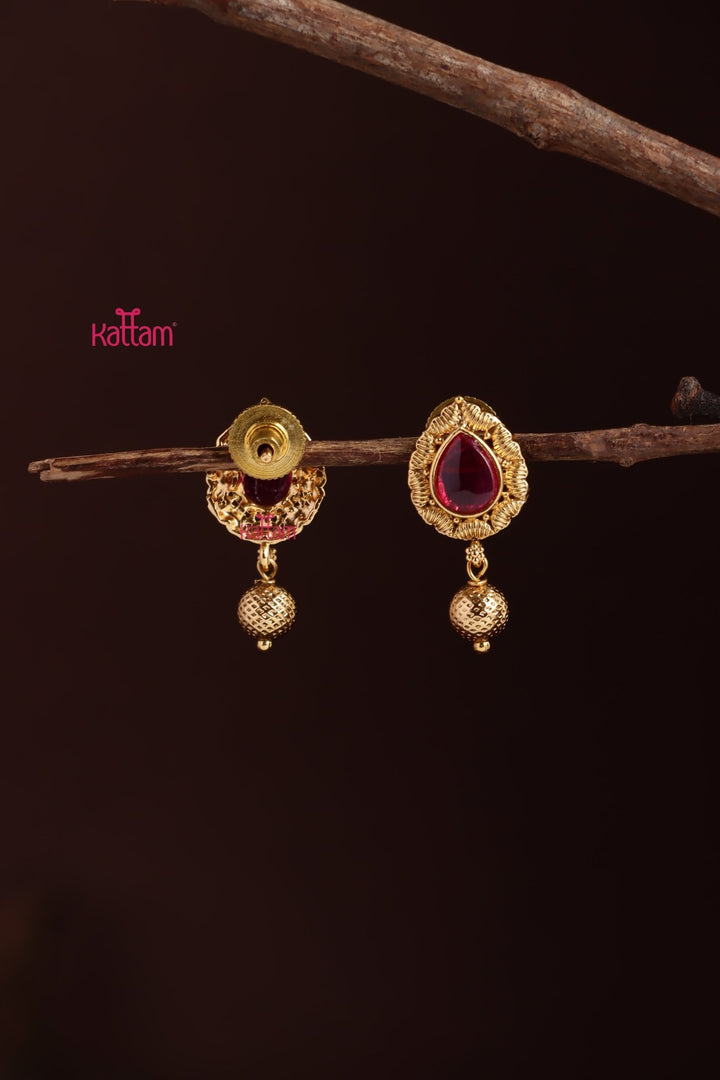 Thilak Rubystone Earring - E1247