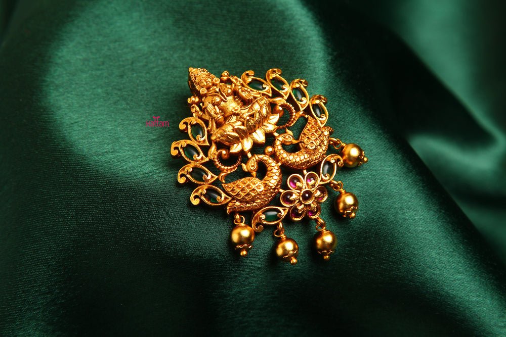 Traditional Goddess Pendant Set with Earrings (No chain) - P003