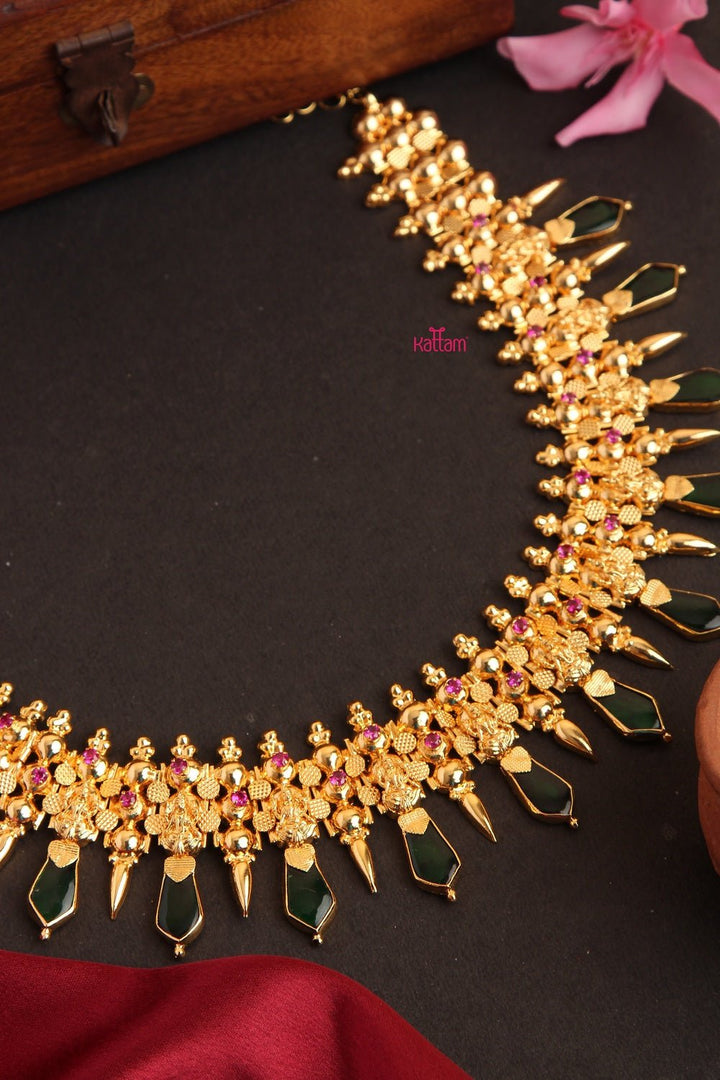 Traditional Kerala Spike Necklace (No Earrings) - N1055