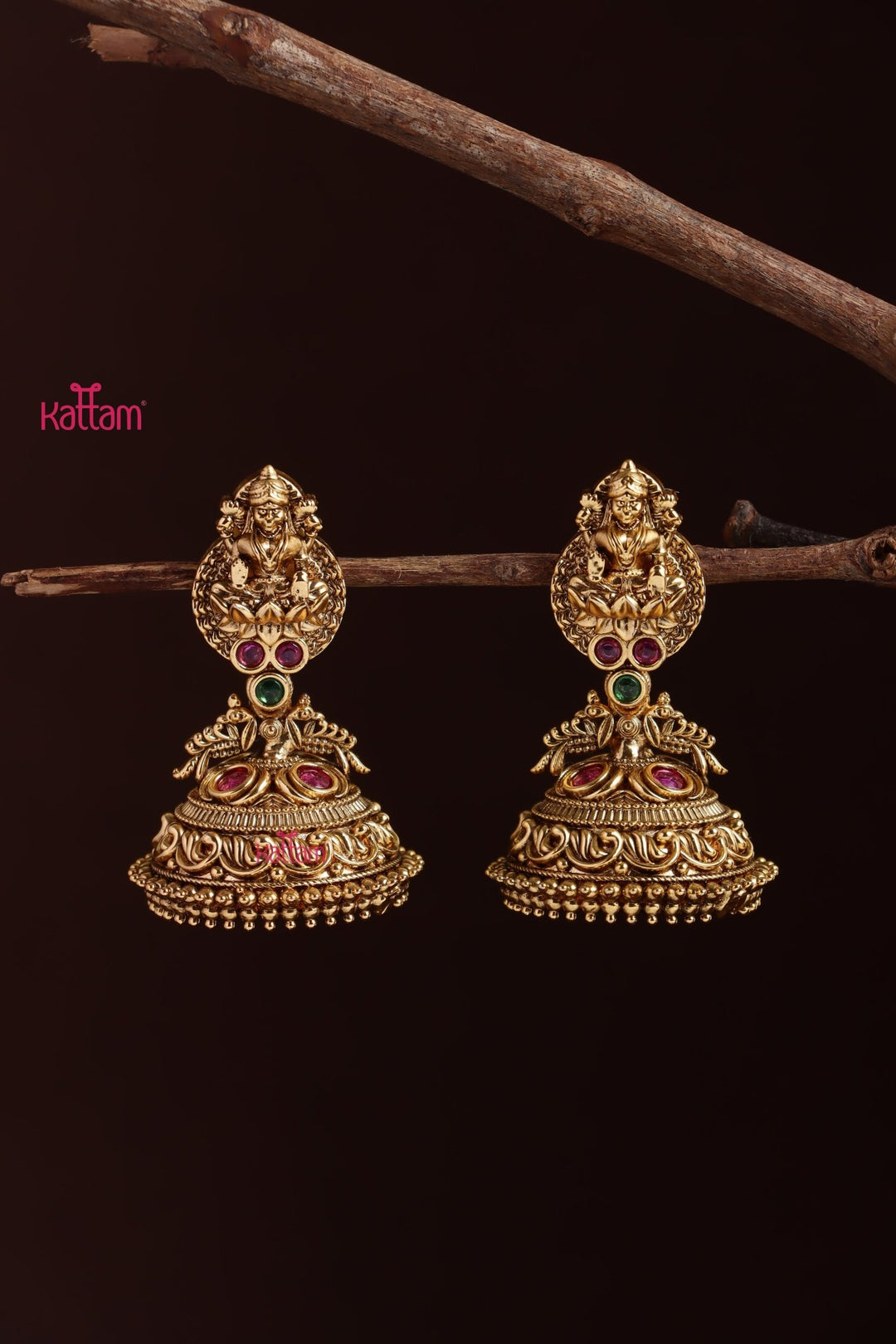 Traditional Lakshmi Jhumka - E1221