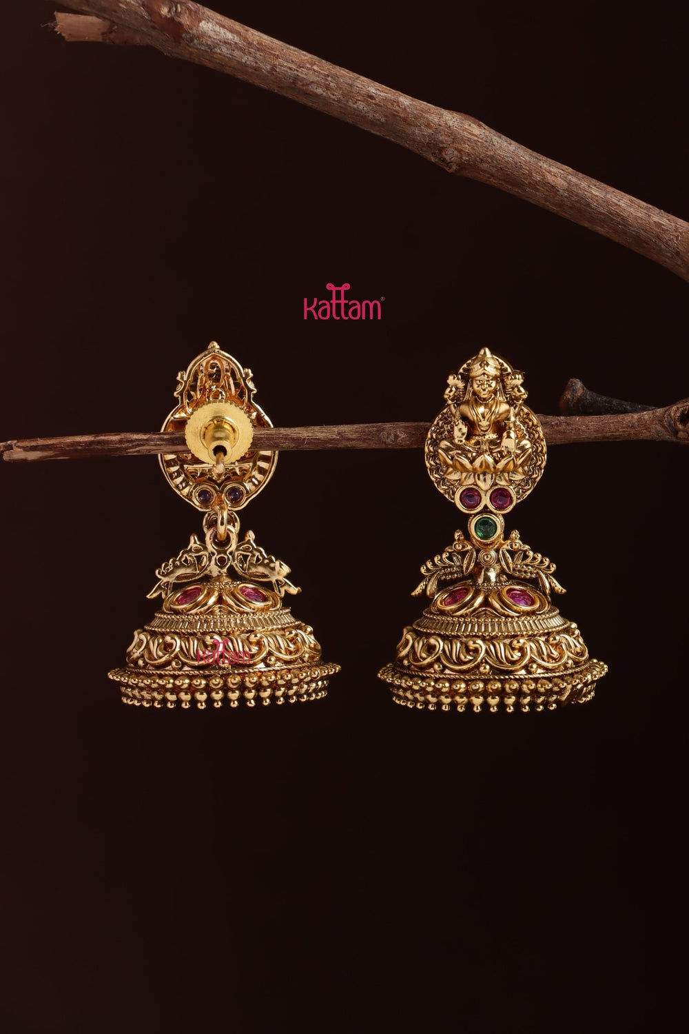 Traditional Lakshmi Jhumka - E1221