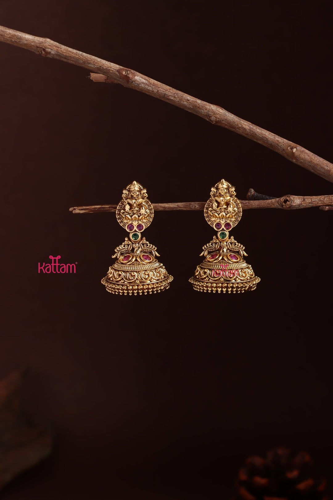 Traditional Lakshmi Jhumka - E1221