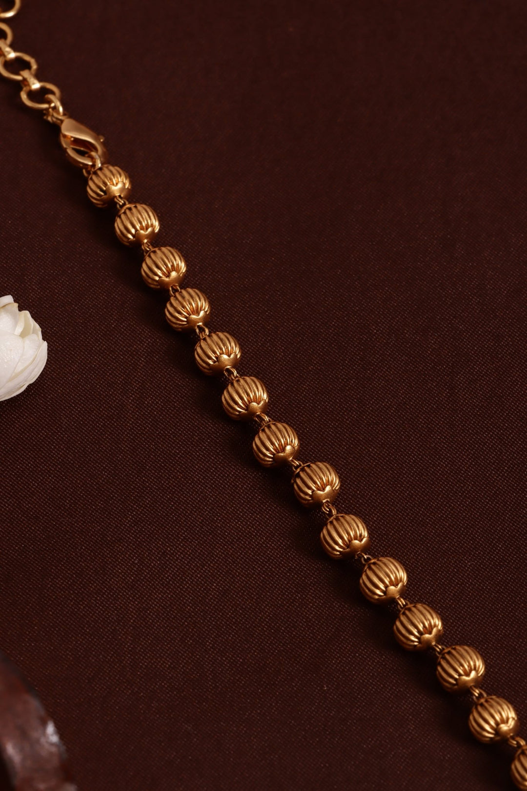 Traditional Lakshmi Temple Chain ( No Earrings ) - N4110