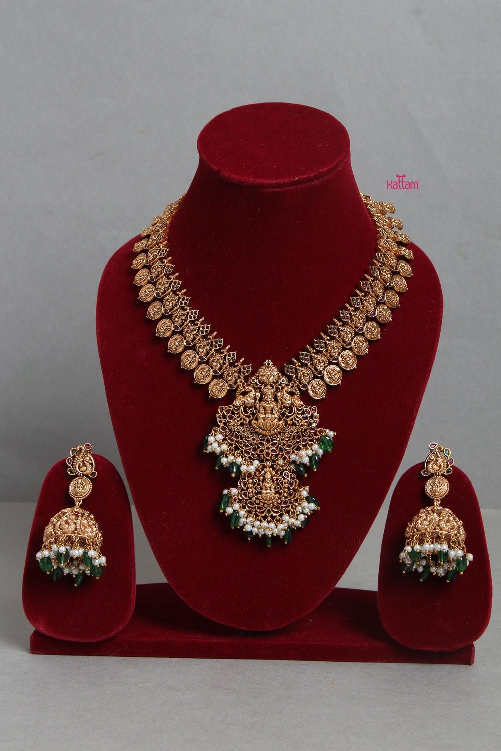 Traditional Light Weight Double Pendant Necklace - N1135