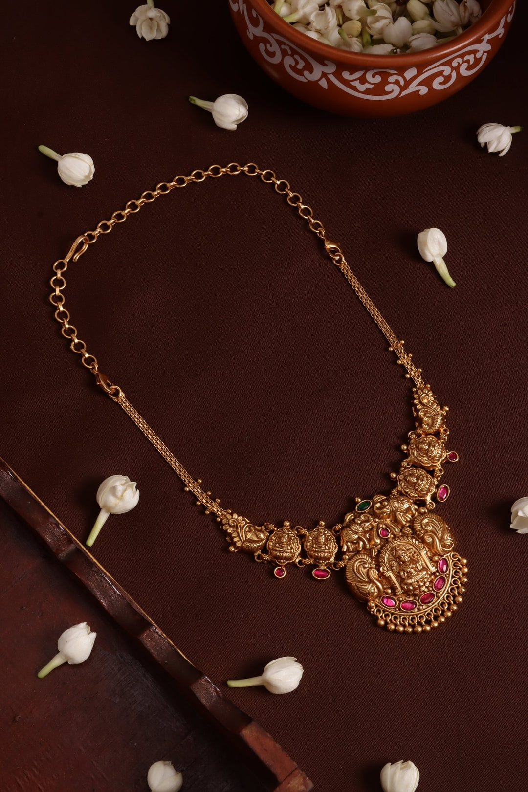 Tradtional Elephant Goddess Necklace - N4119