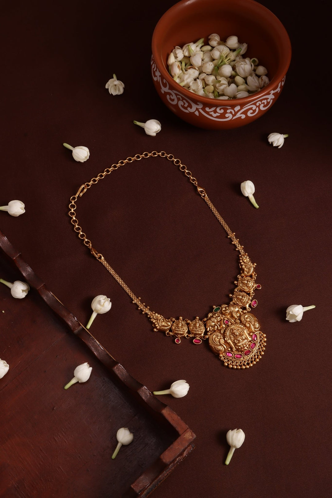 Tradtional Elephant Goddess Necklace - N4119