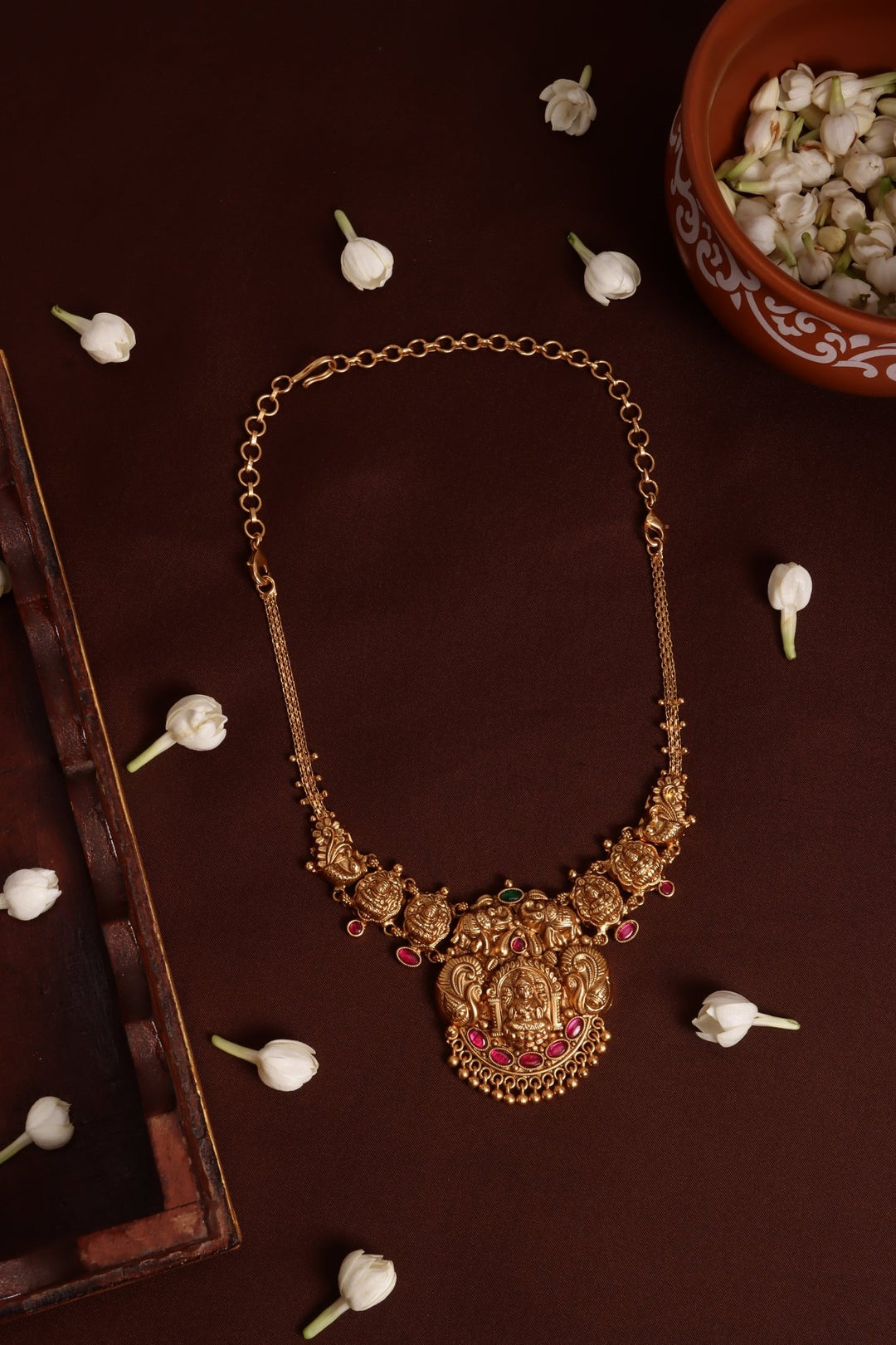 Tradtional Elephant Goddess Necklace - N4119