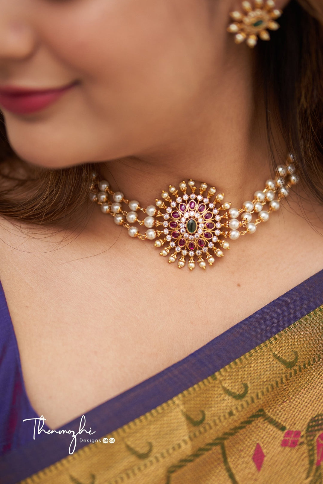 Pinterest Choker Pendant Designs Pearl Choker Necklace Pinterest