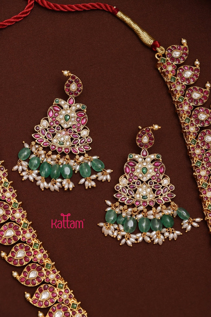 Vedha - Kundan Manga Bridal Haram - N3595