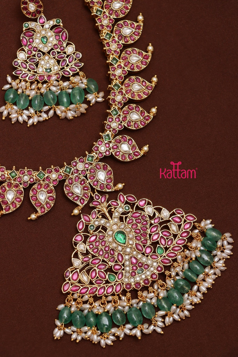 Vedha - Kundan Manga Bridal Necklace - N3594