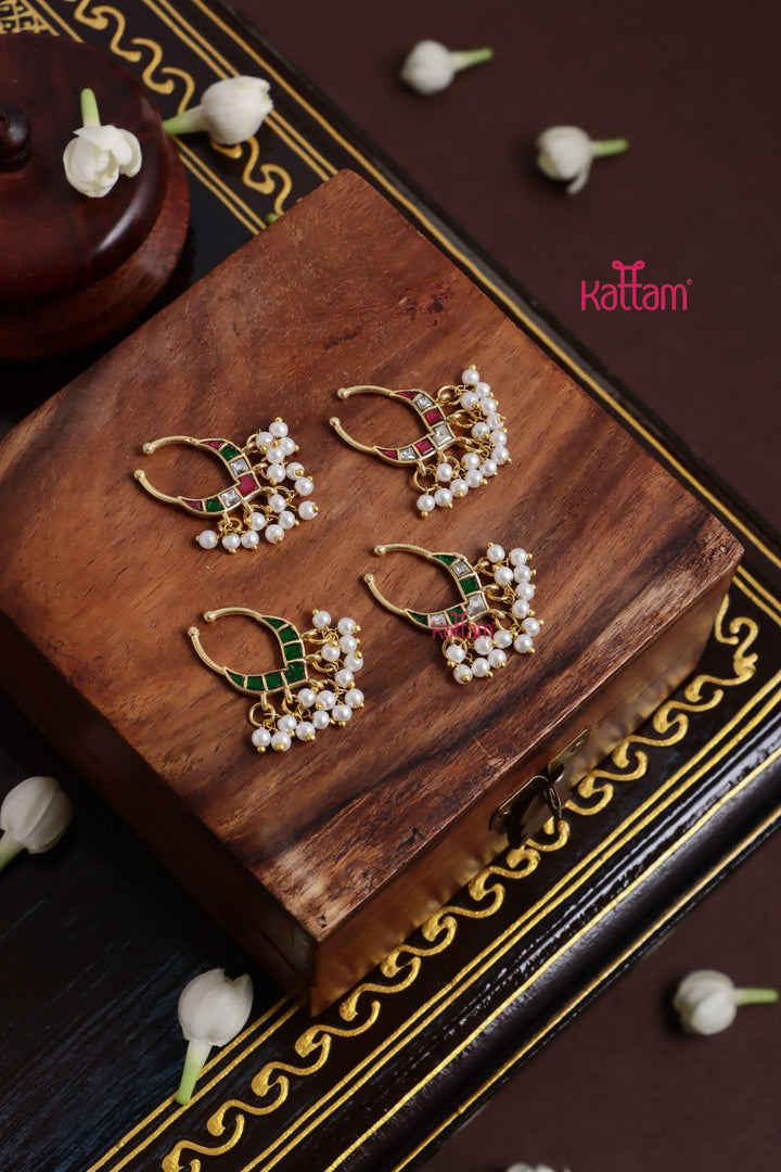 Visaka - Septum Multistone Nose Pin - NP180