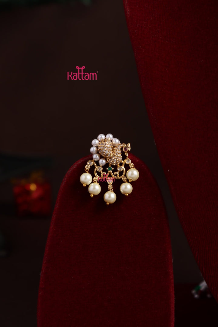 Vybha - Peacock Hasli Choker - N3863