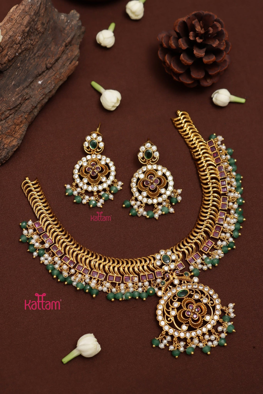 Wave Hasli Bead Choker - N4020