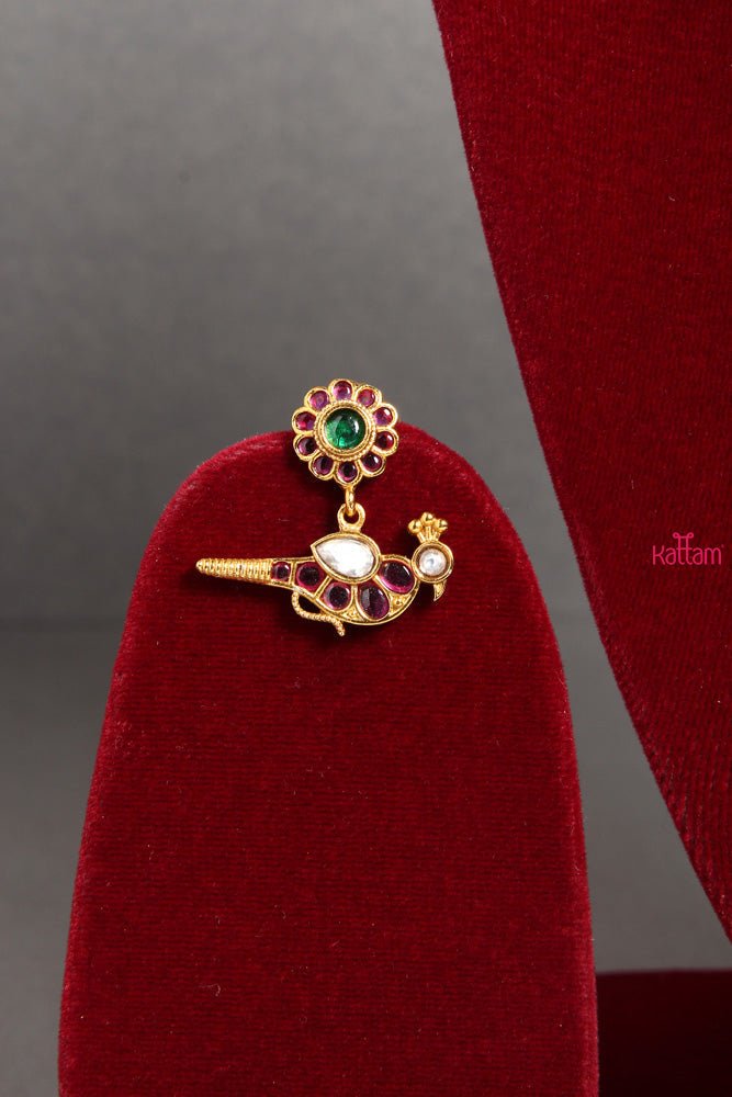 White Lotus Peacock Hasli Choker - N1461
