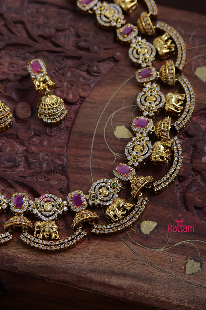 Yamini - Goddess Elephant Wave Choker - N3078
