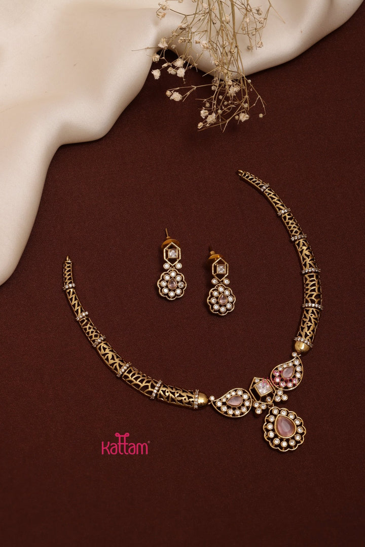 Yamini - Hasli Pastelpink Choker - N3621