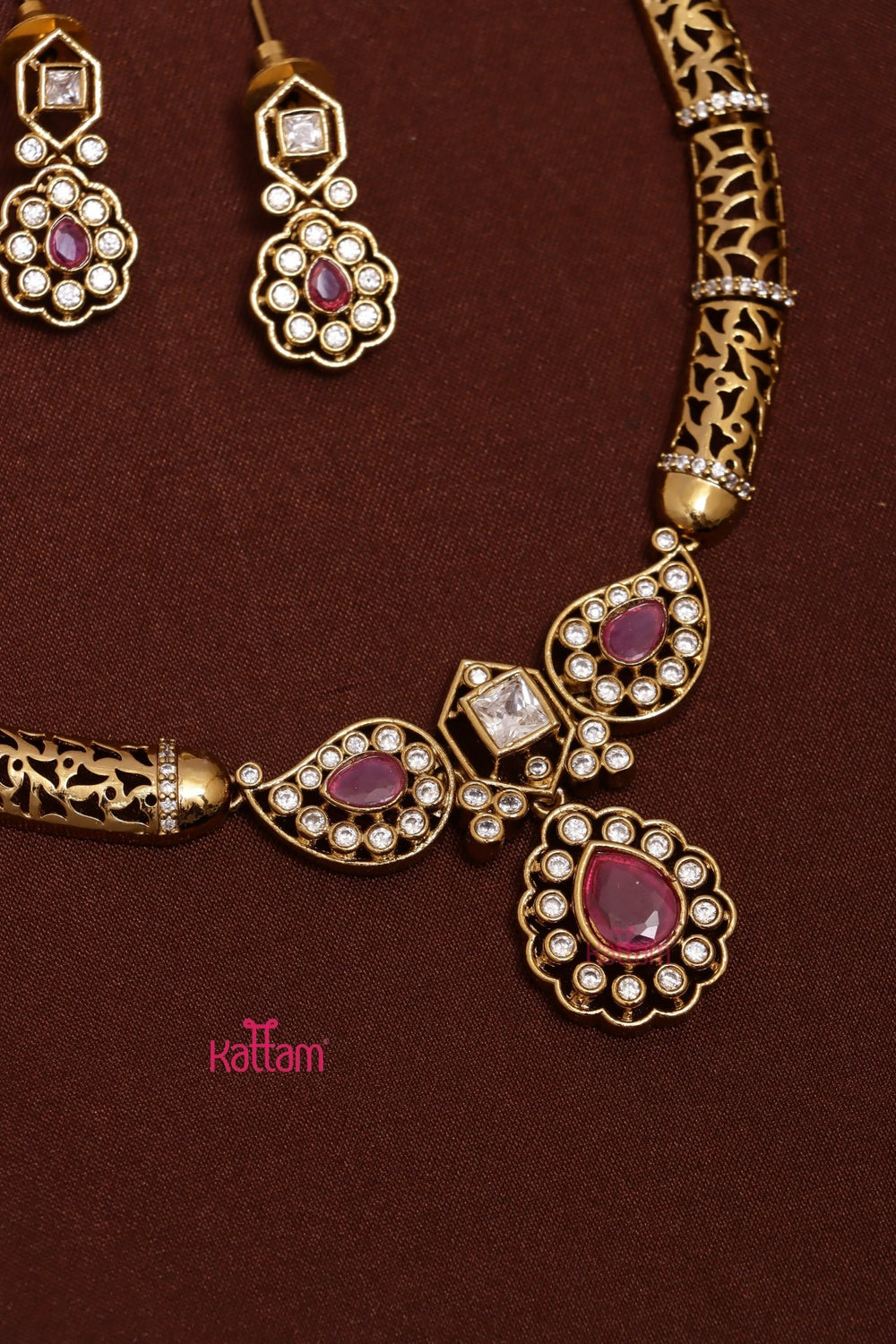 Yamini - Hasli Ruby Choker - N3620
