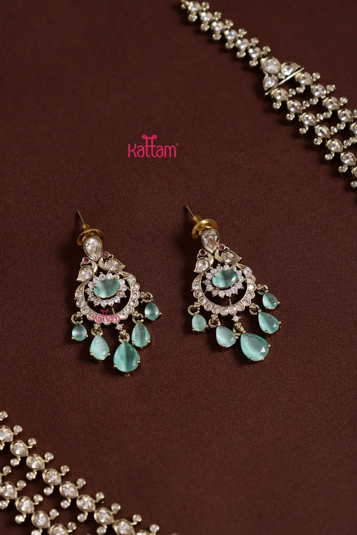 Zaveri - AD Layered Pastelgreen Haram - N5386