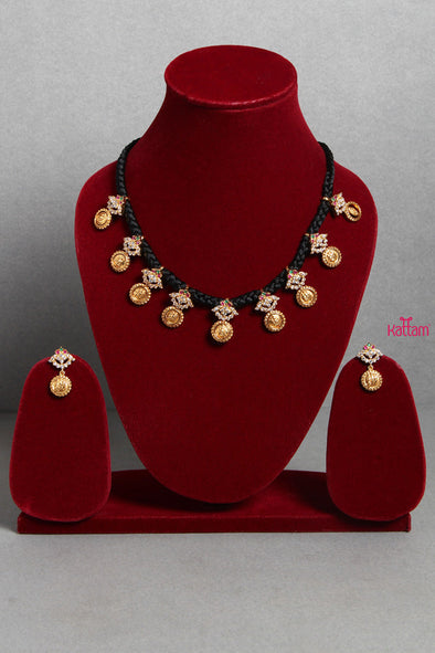 Black Thread Goddess Choker