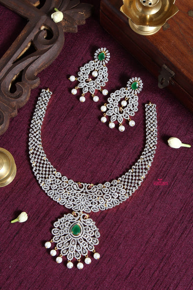 Bridal AD Stone Necklace Collection Online